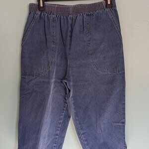 Sport Timer Women's Jean Shorts Size 8 Made In USA 100 % Cotton